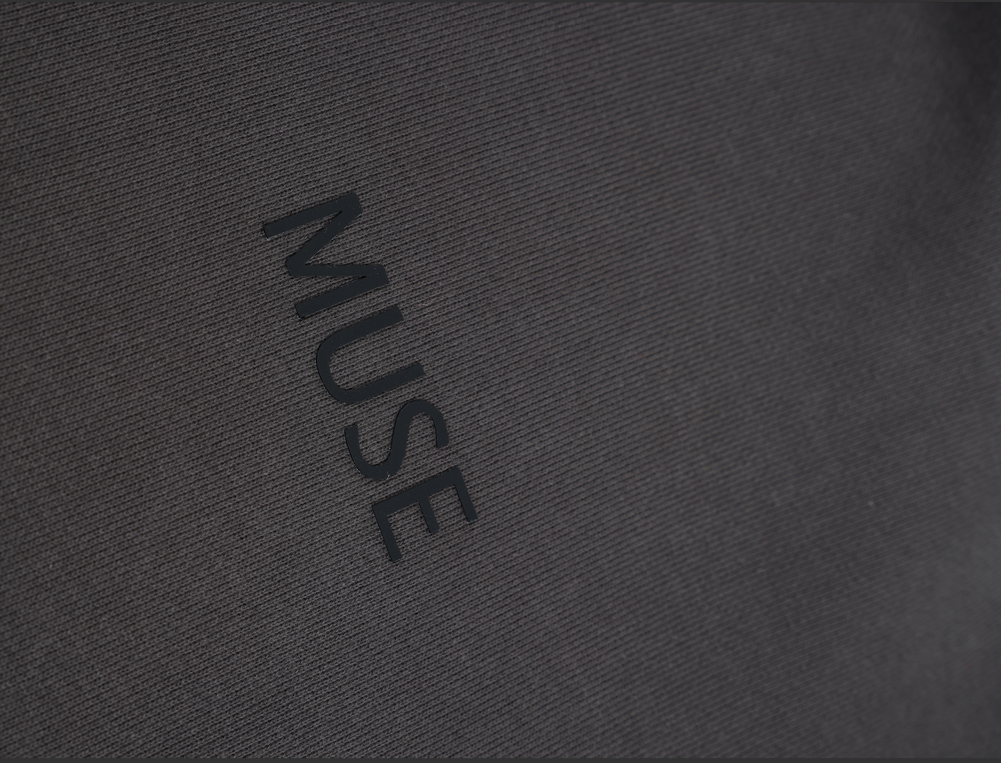 Oversized Raw Edge Hoodie Charcoal