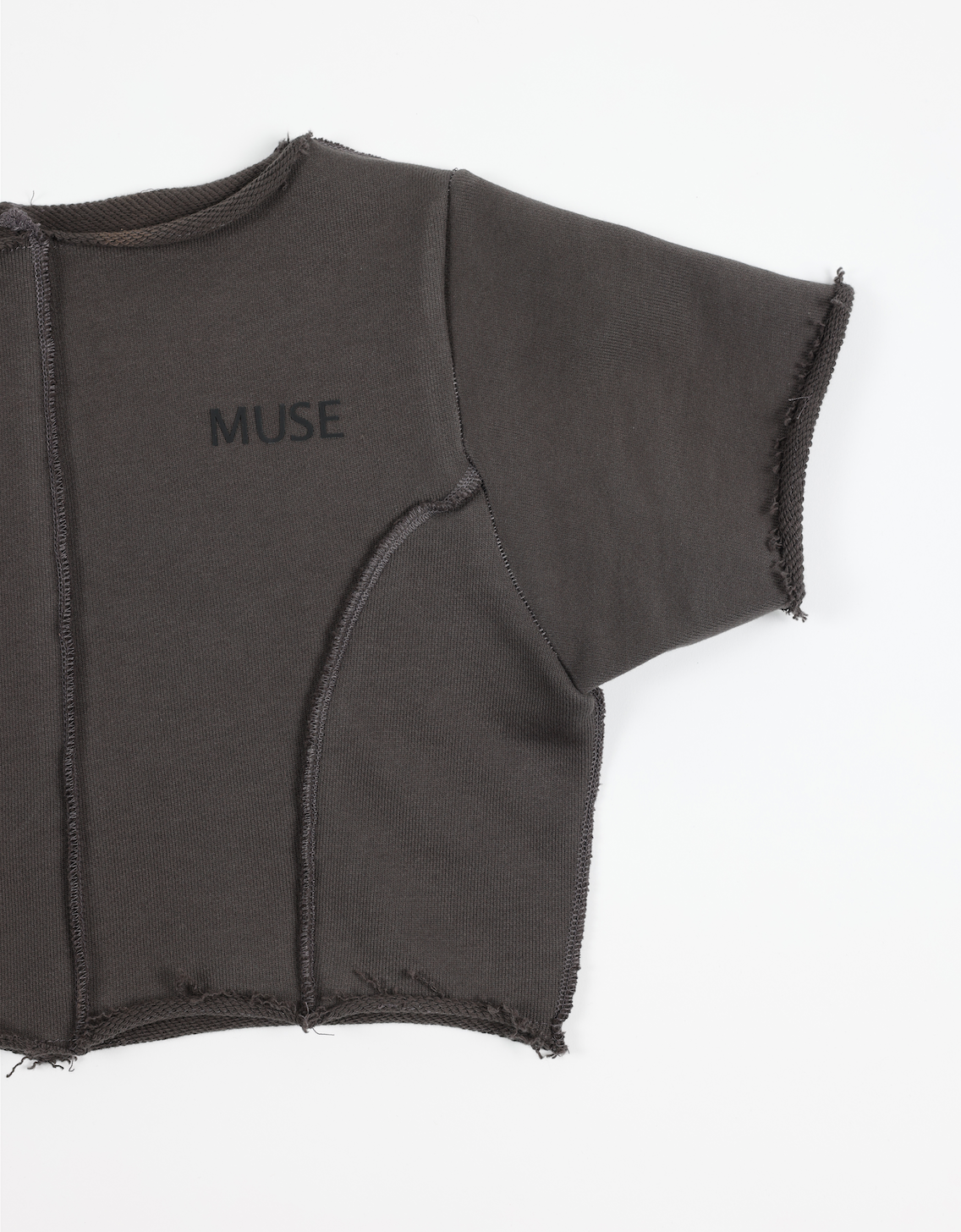 Muse Raw Edge Crop Top